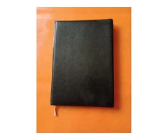 Agenda notes tip caiet, marime mare, coperta neagra