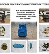 Electromotoare  alternatoare electrovalve pentru jcb